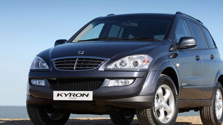 SsangYong Kyron 2008 In Black Front Pose
